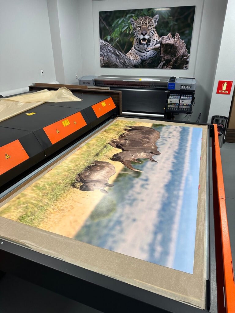 Fotografía sublimada en panel Chromaluxe de aluminio con acabado brillante