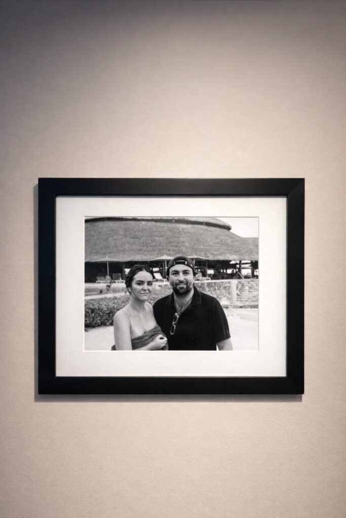 Fotografía enmarcada a medida con acabado de museo en LAF