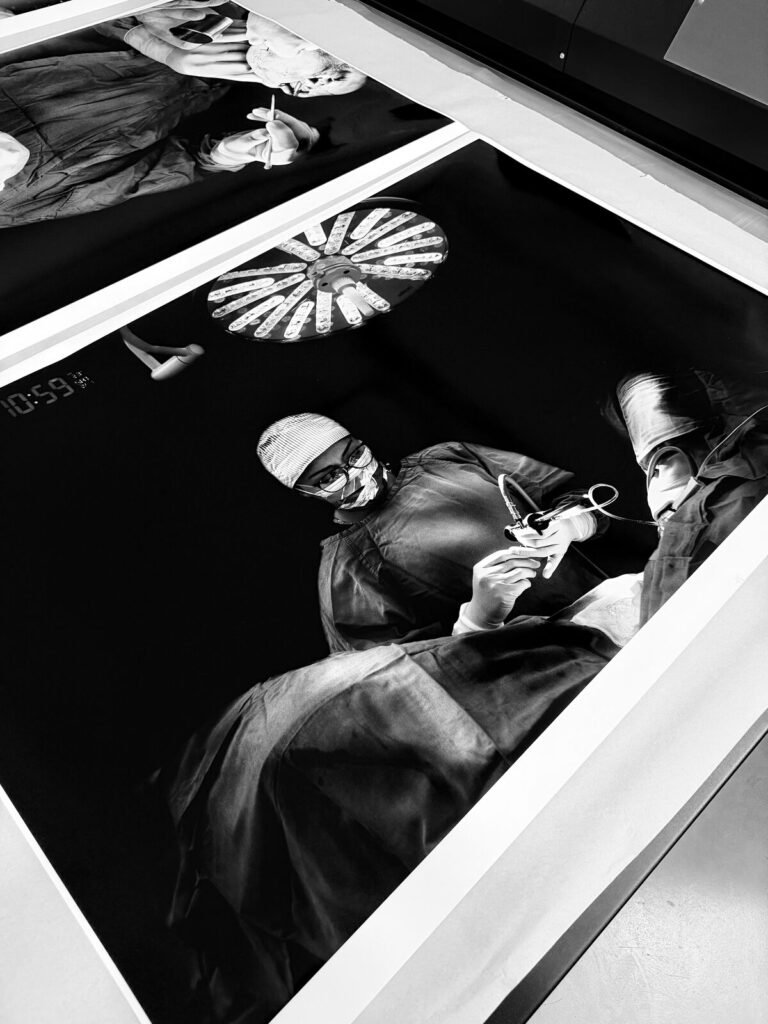 Impresión Fine Art en papel de algodón revisada en el laboratorio LAF