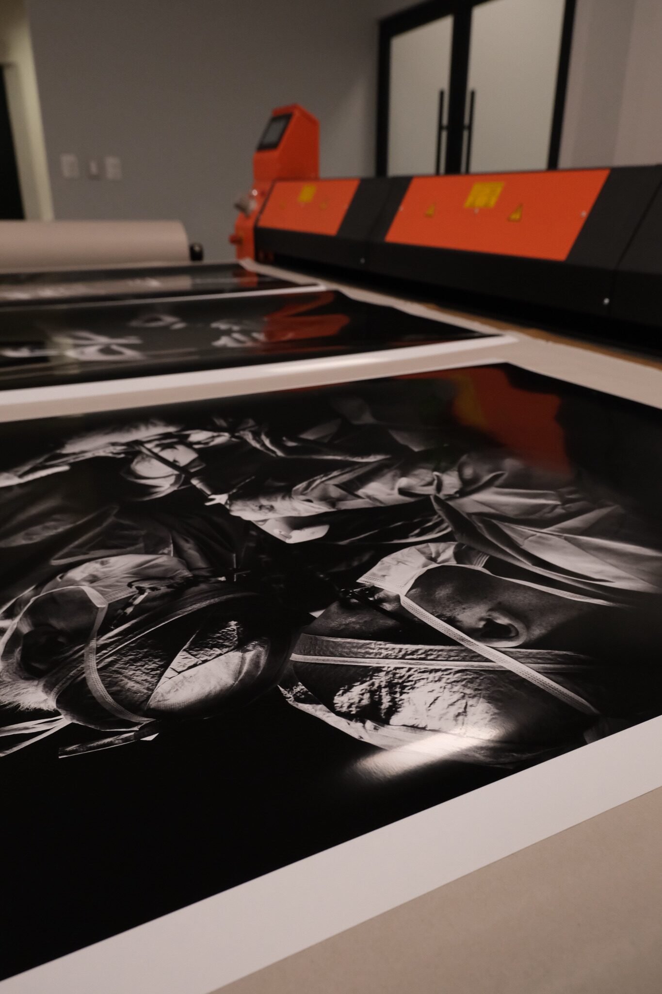 Impresión Fine Art en blanco y negro sobre papel de algodón en LAF, Naucalpan