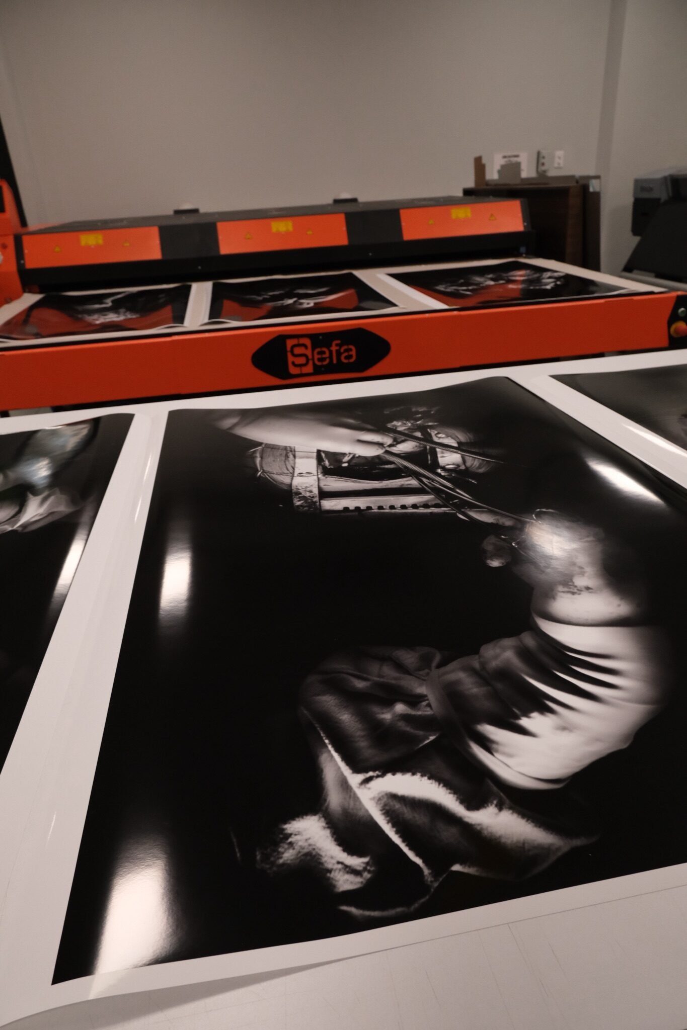 Impresión Fine Art en blanco y negro sobre papel de algodón en LAF, Naucalpan